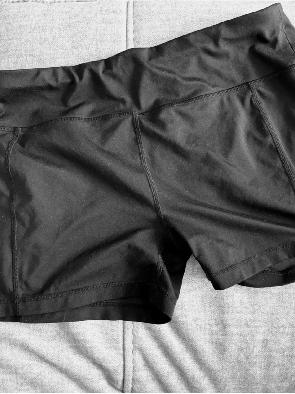 Sweaty Betty Black High-Rise Bike Shorts - Picture 2 of 7